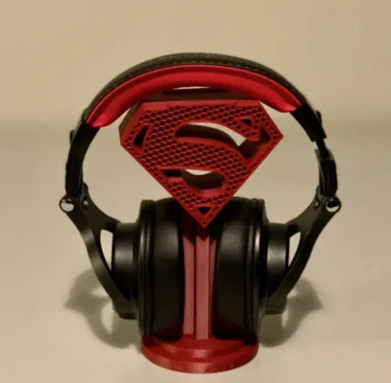 Superman headphone stand
