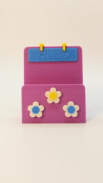 Mobile and sticky note holder